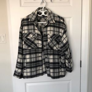 Plaid shacket - Zara